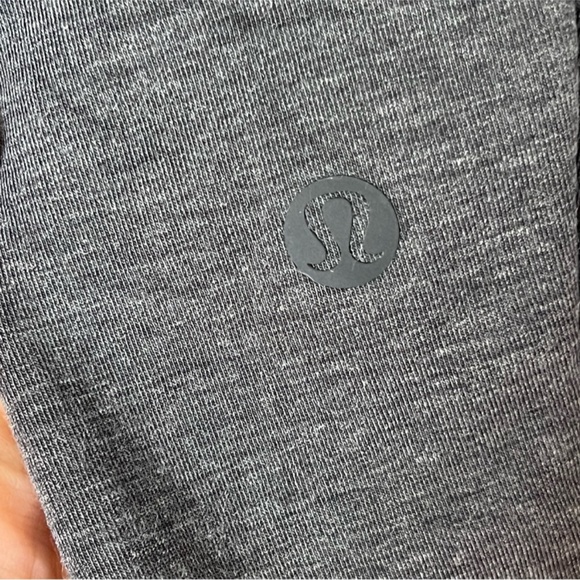 Lululemon Gridliner Fleece Full Zip Hoodie in Heathered Black Gym Activewear L - Picture 6 of 10